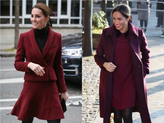 Los matching outfits de Kate Middleton y Meghan Markle