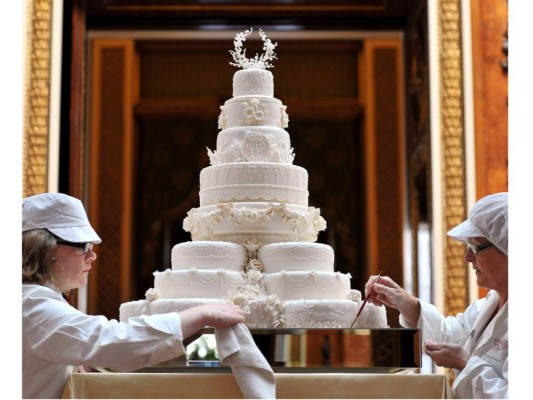 Los pasteles de las bodas reales