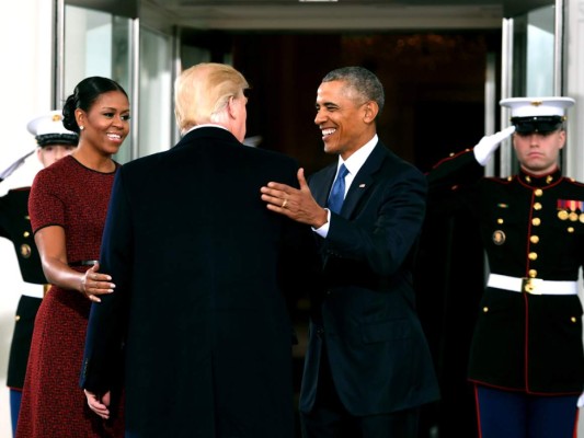 Obama recibe a Trump en la Casa Blanca