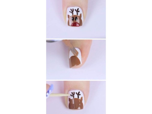 El turno de las uñas en navidad