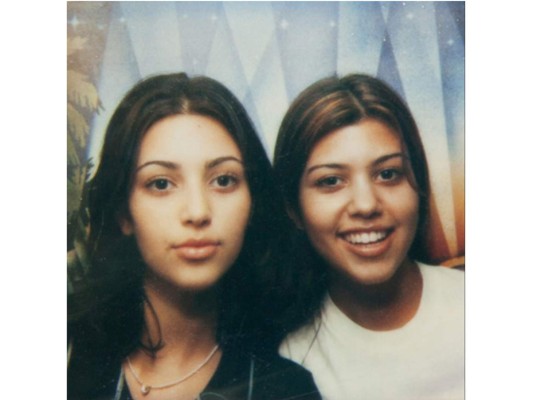 Kim and Kourtney Kardashian