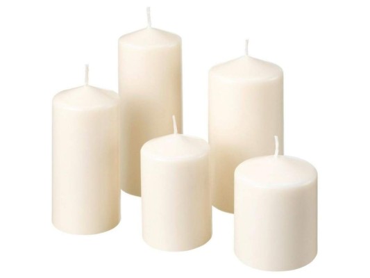 Velas y fósforos.