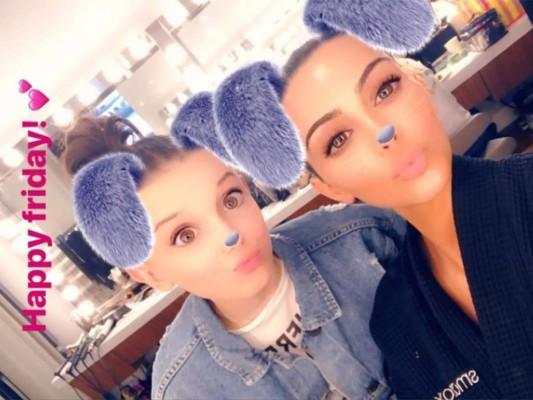 Millie Bobby Brown se encuentra con su mayor ídolo Kim Kardashian