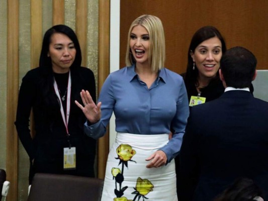 Ivanka Trump asiste sin brasier a la Asamblea General de las Naciones Unidas