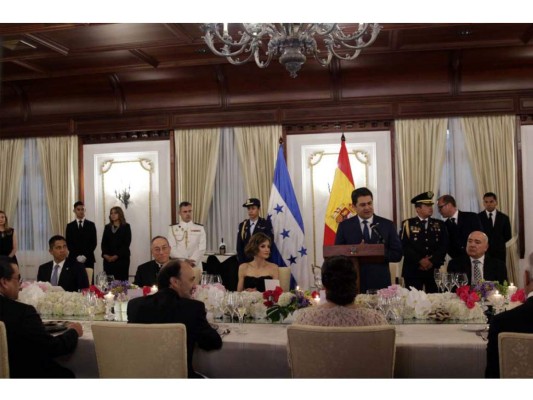 Honduras: Una cena con Letizia en Casa de Gobierno