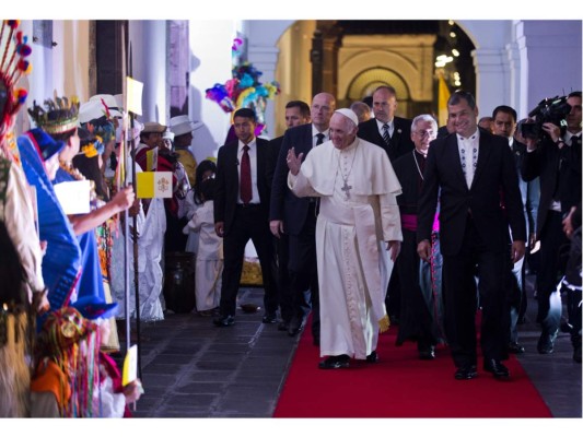 Visita del Papa Francisco a Ecuador