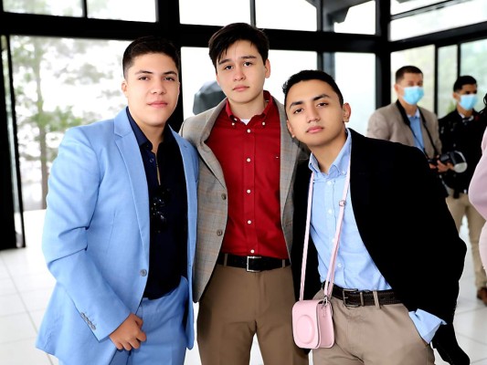 Allan Portillo, Manuel Hernandez y Jesús Benítez