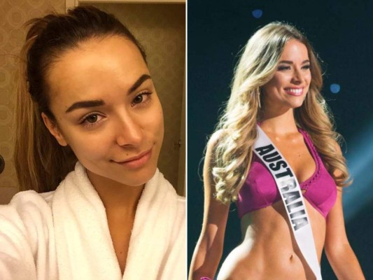 Concursantes del Miss Universo irreconocibles sin maquillaje