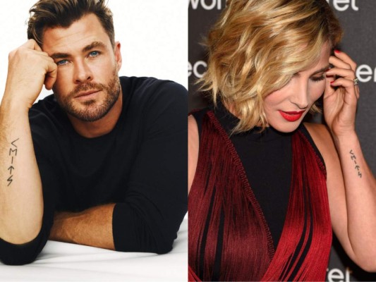 Elsa Pataky y Chris Hemsworth<br/>Ambos se conocieron en 2009 y en diciembre del 2010 tomaron la decisión de casarse. La guapísima pareja se tatuó en alfabeto rúnico las iniciales C, E, I, T y S, las primeras dos letras por Chris y Elsa y las otras tres de sus hijos, India, Tristan y Sasha. Esta es una de las parejas más estables que verán.<br/>