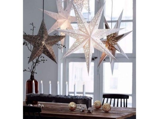 Elige el adorno principal<br/>El adorno principal es aquel que resalta más en toda la decoración puedes elegir estrellas, copos de nieve, muñecos de nieve e incluso un santa Claus para colocarlo en algunas partes en tu casa, puede ser en las puertas o en las ventanas y recuerda siempre combinarlos con los colores que elegiste para la decoración.<br/><br/>