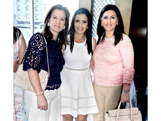 Rania Kharoufeh, Mira Bendeck y Hian Handal.
