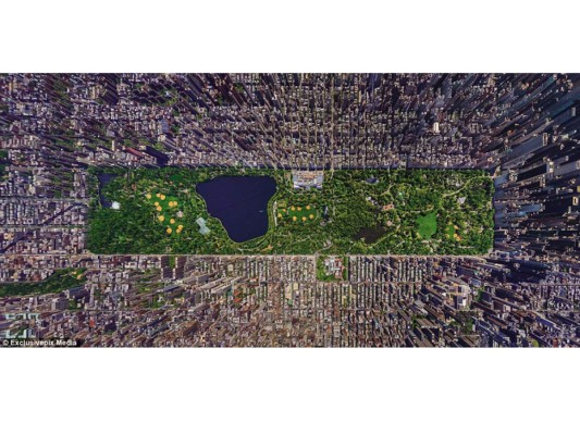 Grandes ciudades vistas desde el cielo
