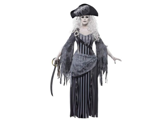 Pirata Fantasma<br/>Solo se nos viene a la mente la famosa película Piratas del Caribe. Este disfraz para mujer es uno de los favoritos por su delicadeza y originalidad.<br/>