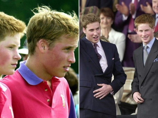 Los momentos más adorables de Harry y William a través de los años