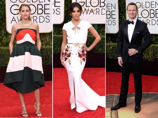 La alfombra roja de los Golden Globes