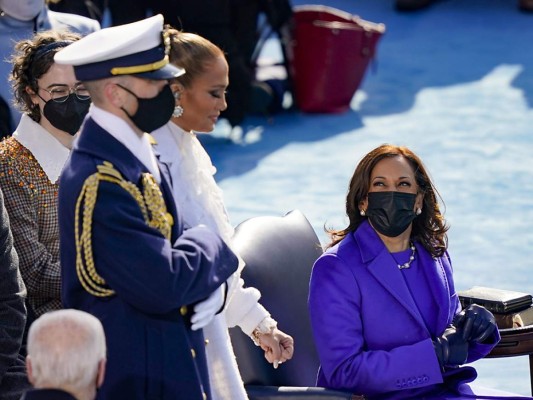 JLo brilla en la inauguración de Biden