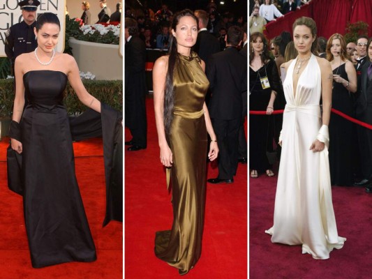 La transformación de Angelina Jolie en la alfombra roja