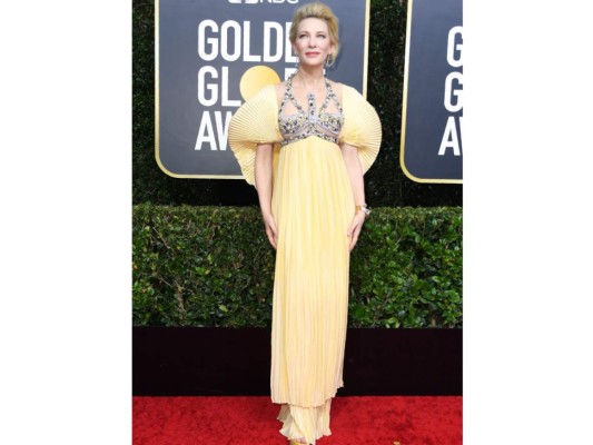 Cate Blanchett usando vestido de Mary Katrantzou