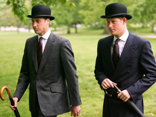 Los momentos más adorables de Harry y William a través de los años
