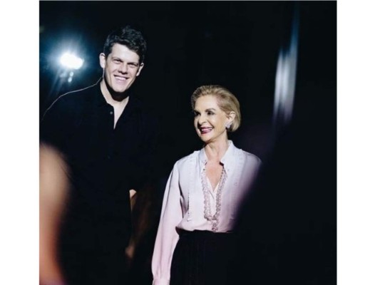 'From our family to yours, Happy Thanksgiving!' Carolina Herrera