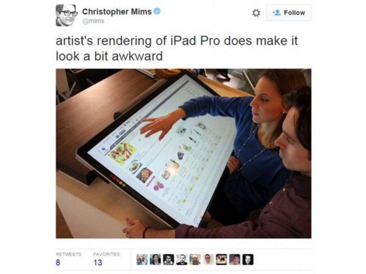 Divertidos memes por el lanzamiento del iPad Pro de Apple