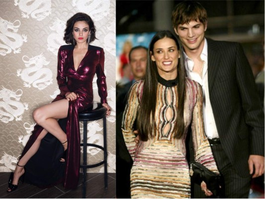 Mila Kunis revela detalles de Ashton Kutcher y Demi Moore