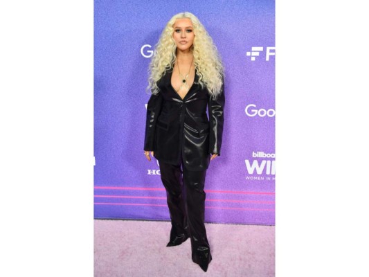 Christina Aguilera en Alberta Ferretti.