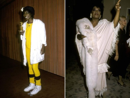 Whoopi Goldberg, 1986 / Oprah, 1986