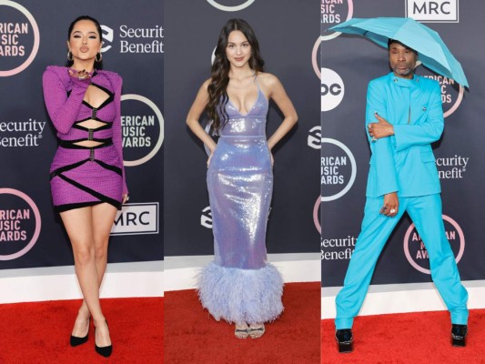 Buena música y mucha elegancia. Aquí te dejamos los looks de la alfombra roja de los American Music Awards 2021.