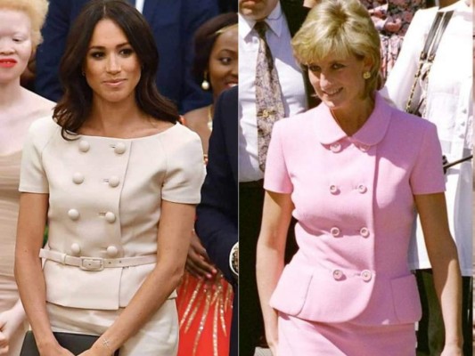 12 veces en las que Meghan Markle ha inspirado sus looks en la Princesa Diana