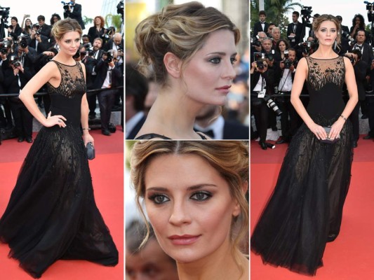 Mischa Barton en un vestido de Georges Hobeika