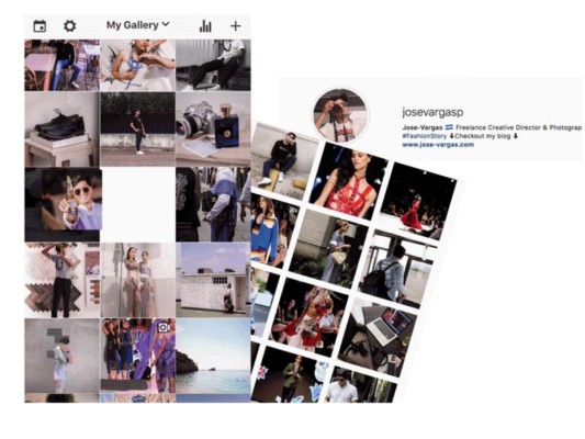Preview: Esta app me permite organizar mi feed de Instagram y así programar cada publicación en base a composición, colores, ángulos etc.<br/>