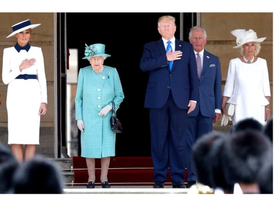 Galería de fotos de la visita de Trump a el Reino Unido