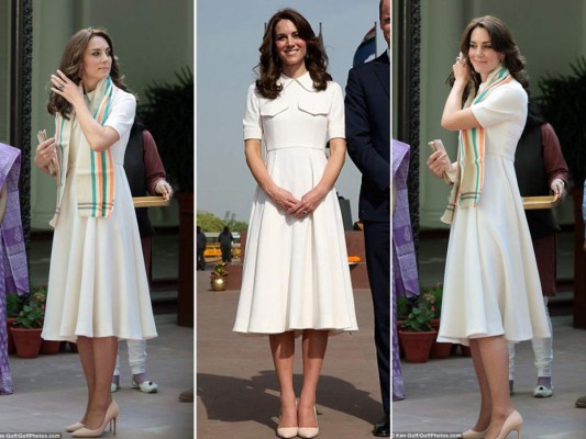 Looks de Kate Middleton en su gira por la India