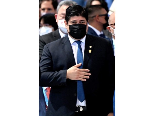 El presidente de Costa Rica, Carlos Alvarado (Photo by Luis Acosta / AFP)