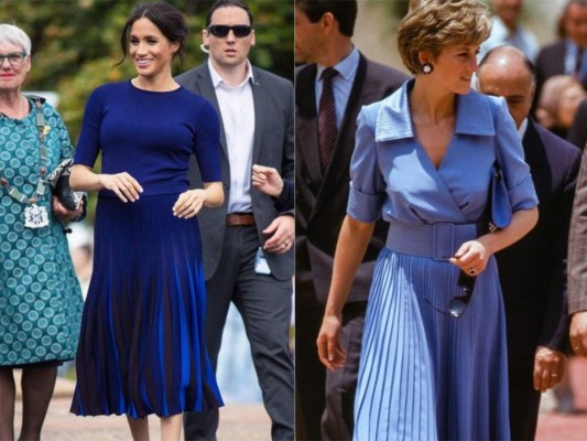 12 veces en las que Meghan Markle ha inspirado sus looks en la Princesa Diana