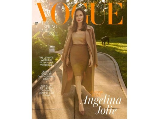 ¡Angelina Jolie protagoniza portada de Vogue UK!