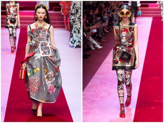 La pasarela de Dolce y Gabbana en Milán Fashion Week