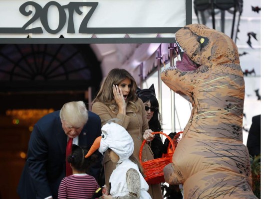 Los Trump celebran primer Halloween