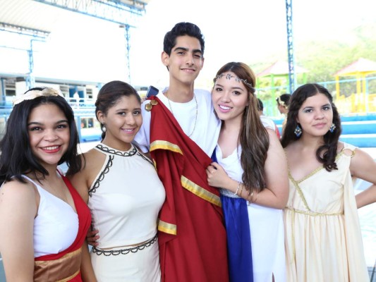 Macris School Seniors Greek Day