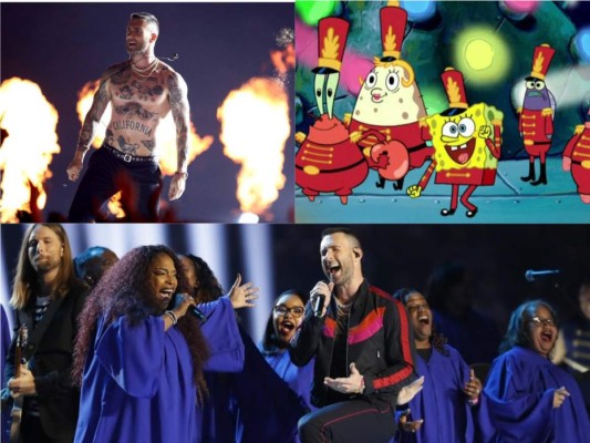 Ayer se llevó a cabo Super Bowl LIII y uno de los momento más esperados de este evento fue el Pepsi Halftime Show que estuvo a cargo de la agrupación pop rock Maroon 5. Aquí te dejamos una galería con los momentos más emblemáticos del Halftime Show.