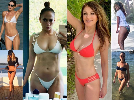 Estas celebridades que sobrepasan las cinco décadas desafían el reloj biológico y demuestran que una figura tonificada y esbelta no tiene obstáculos.