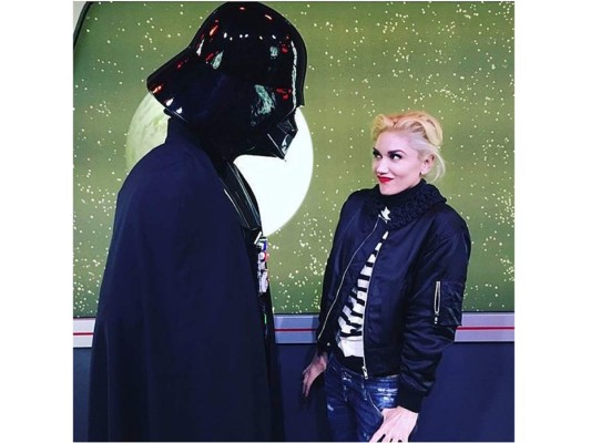 Gwen Stefani se encontró a Darth Vader en Disneylandia<br/>