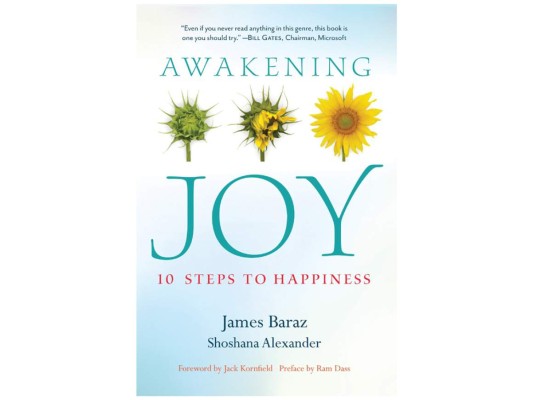 EL DESPERTAR DE LA ALEGRÍA, DIEZ PASOS A LA FELICIDAD BY JAMES BARAZ. “No suelo leer muchos libros de auto-ayuda ni de inspiración, pero aun si tú no leyeras nunca nada de este género, este libro vale la pena. Se trata sobre disfrutar la vida, eligiendo a conciencia las cosas que la hacen más disfrutable y pensando sobre ellas deliberadamente”, ha dicho Bill Gates sobre este libro que es una invitación a ser feliz, independientemente de las circunstancias. Tal como nos enseña su autor, “la alegría no es sólo para unos pocos afortunados, es una elección cualquiera puede hacer”. Y es a través de este libro que nos hace reorientar la mente lejos de la insatisfacción y la distracción y nos dirige hacia la satisfacción y el placer de nuestra vida cotidiana.