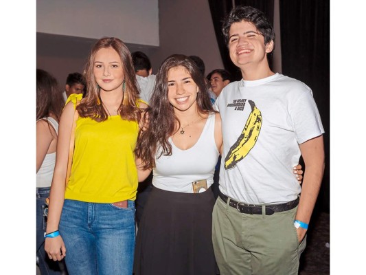 Nadja Rajan, Silvia López y Sergio Díaz.