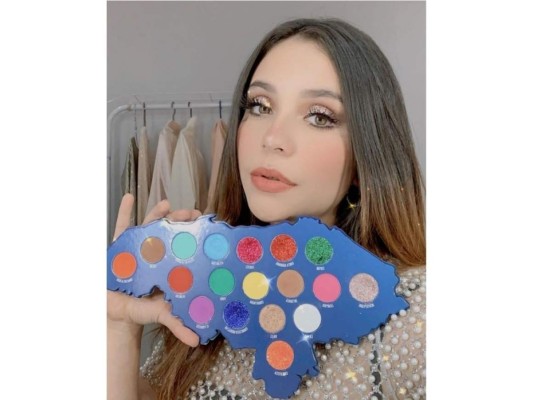 Emprendedora lanza paleta de sombras inspirada en Honduras