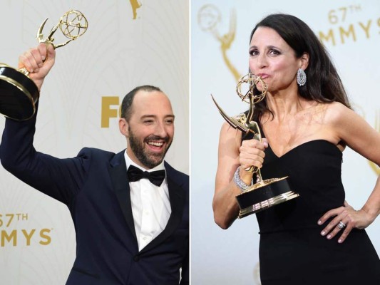 Veep se llevó los Emmys por Mejor Actor de Reparto en Comedia (Tony Hale), Mejor Actriz en Comedia (Julia Louis-Dreyfus), Mejor Guión de Comedia y Mejor Serie de Comedia
