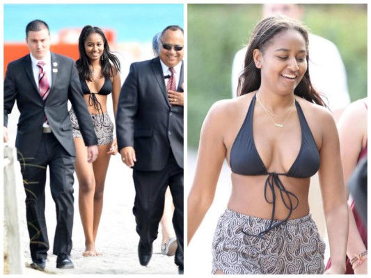 Sasha Obama de vacaciones en Miami