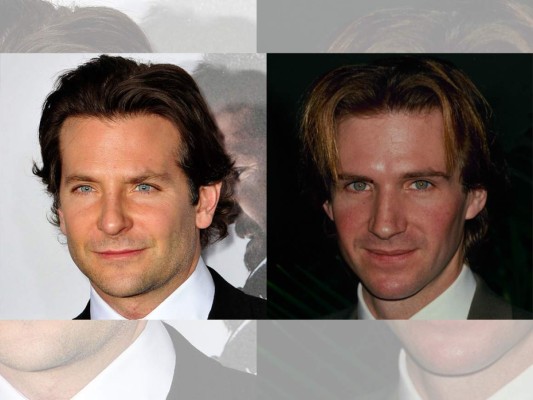 Bradley Cooper y Ralph Fiennes joven