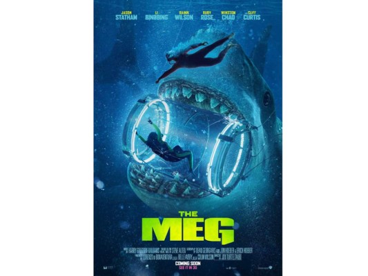 The Meg<br/>Un grupo de científicos en la Fosas de las Marianas, encuentran más de lo que habrían deseado, cuando se topan con el depredador marino más grande que haya existido sobre la tierra, el Magalodón.<br/>
